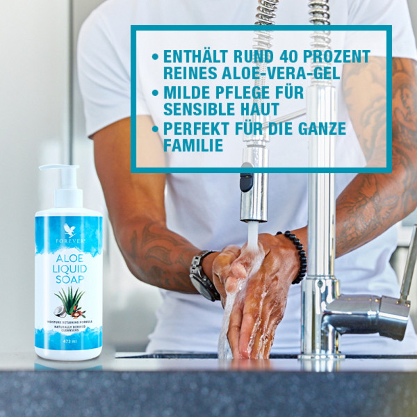 Aloe Liquid Soap 473ml - Versatile liquid soap for the whole family