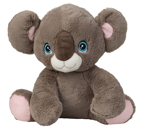 Soft toy teddy bear koala gray with sweet eyes sitting height 40 cm cuddly soft