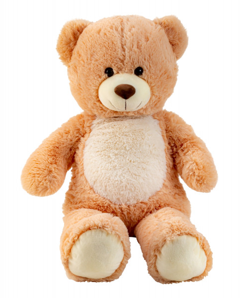 Riesen Teddybär Kuschelbär XL 80 cm groß Plüschbär Kuscheltier samtig weich - zum liebhaben