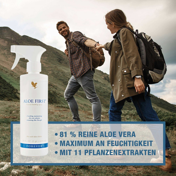 Aloe Vera First Spray with 81% pure aloe vera 475ml