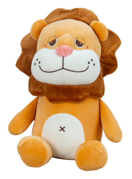 Baby soft toy cuddly toy lion made of super soft spandex plush Height 25cm Width 25cm