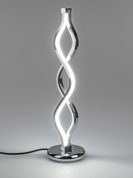 Wunderschöne LED Tischlampe Lampe Tischleuchte mit LED Lichtband Höhe 46 cm