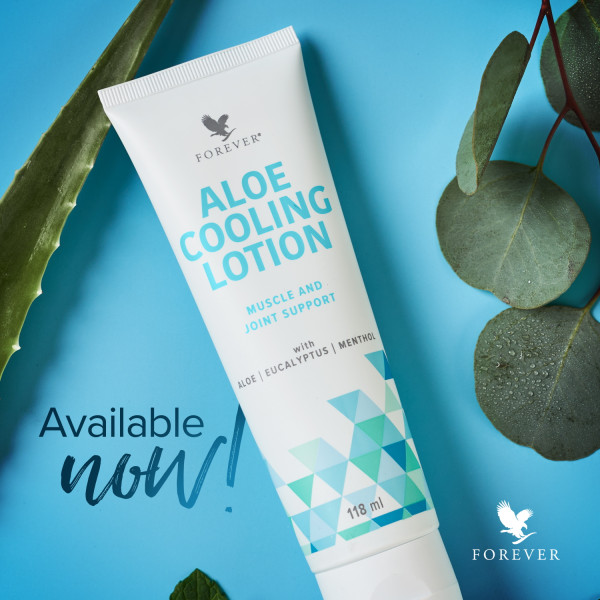 Aloe Cooling Lotion - Beneficial for stressed muscles 118ml *New*