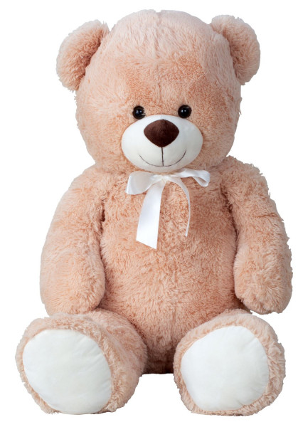 Giant teddy bear cuddly bear XXL 100 cm tall brown plush bear cuddly toy velvety soft