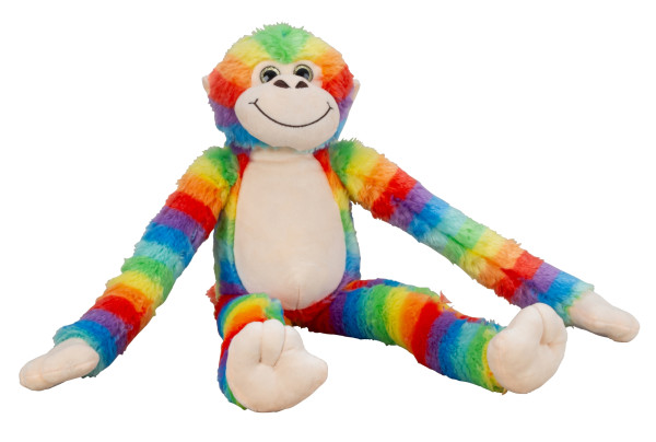 Plush toy cuddly toy monkey colourful with long arms &amp; legs length 60cm