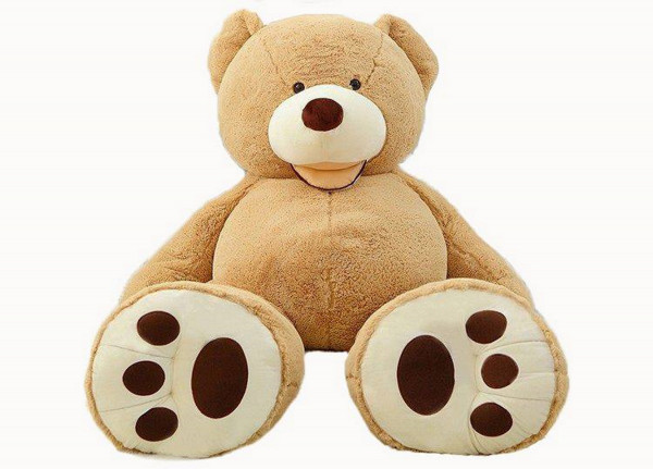 Riesen Teddybär Kuschelbär 130 cm XXL Plüschbär Kuscheltier samtig weich (130 cm)