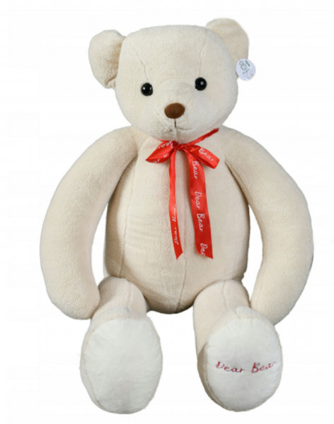 Giant teddy bear cuddly bear white XL 90 cm Plush bear cuddly toy velvety soft