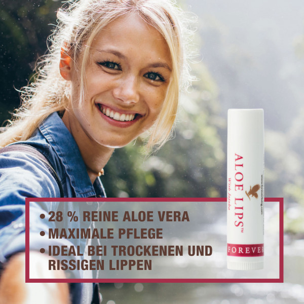 3 x Aloe Lips™ Premium lip balm with aloe vera