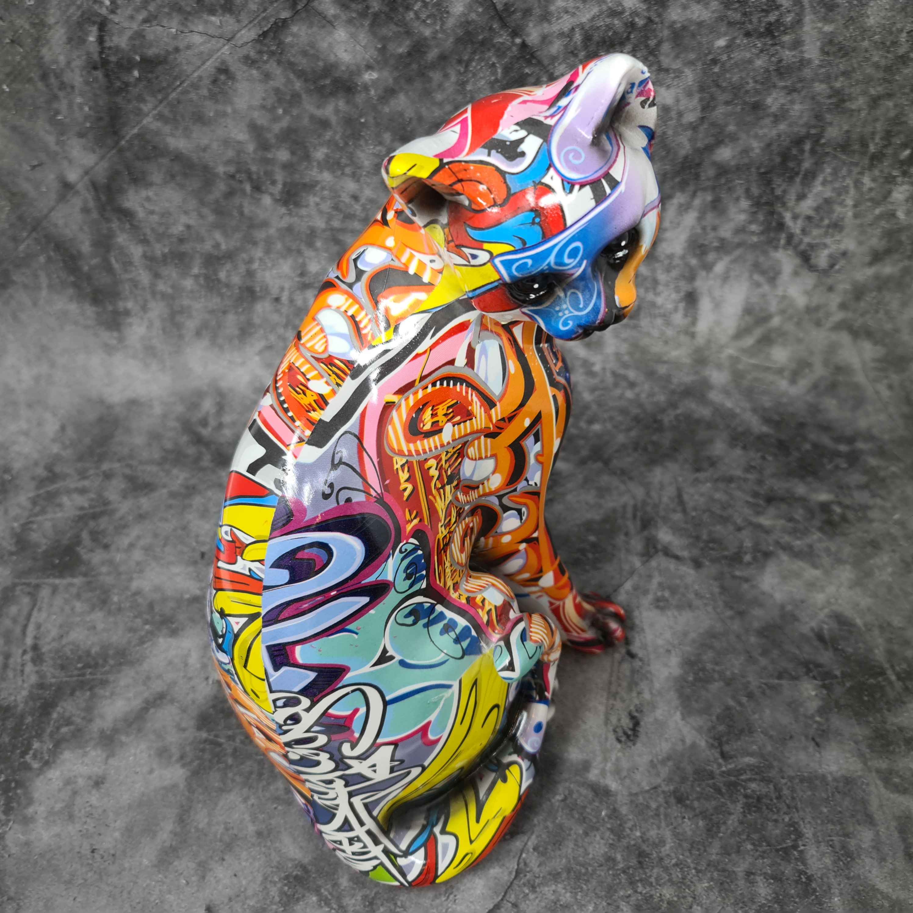 POP Skulptur cm More Lifestyle 23x29 » - Mehrfarbig, ART, Katze &