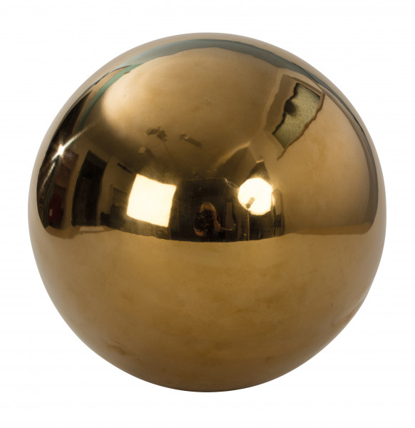 Decorative ball garden deco garden ball gold stainless steel Diameter 25 cm