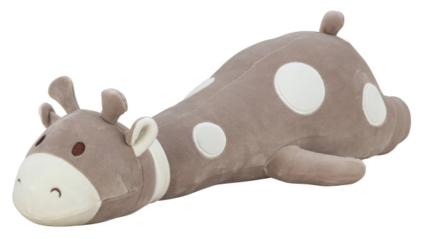 Baby soft toy cuddly toy giraffe lying made of super soft spandex plush Height 16cm Length 50cm