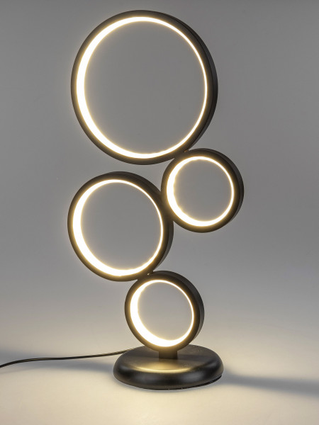 Wonderful LED table lamp lamp table lamp with LED light band 26x15x50 cm