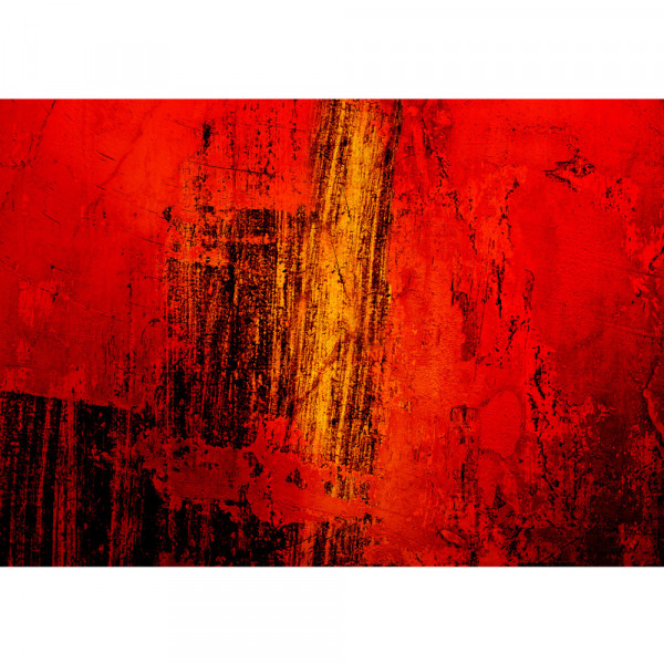 Vlies Fototapete Paint it Red Ornamente Tapete abstrakt 3D Wand Rot braun Hintergrund rot
