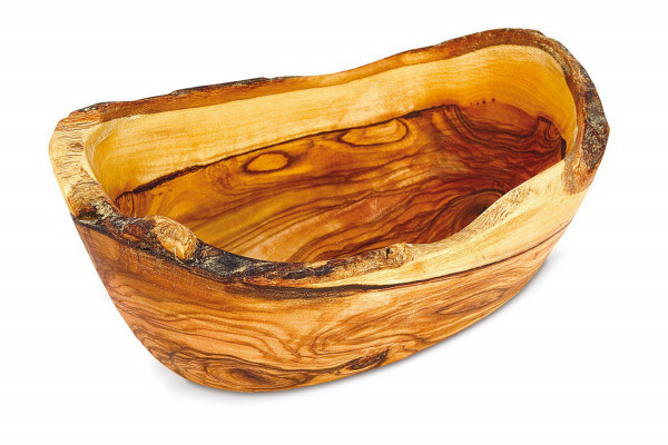Olive wood snack and dip bowl cereal bowl soup bowl breakfast bowl dessert bowl ice cream bowl 20x15x10 cm