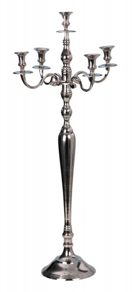 5-arm candleholder candle holder silver candelabra 100cm