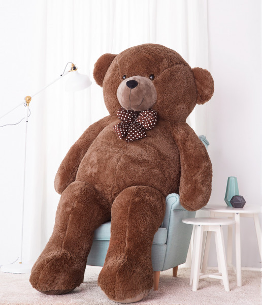 Riesen Teddybär Kuschelbär 140 cm XXL Plüschbär Kuscheltier samtig weich