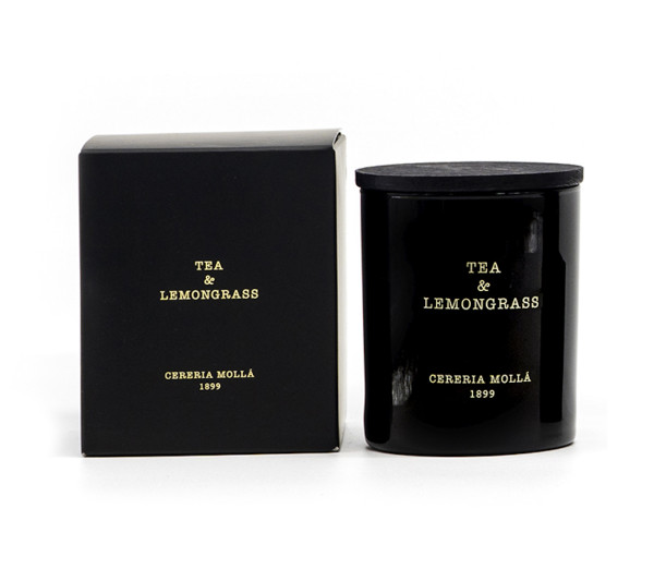 Premium Duftkerze Tea and Lemongrass 230gr | 50 Std. Brennzeit