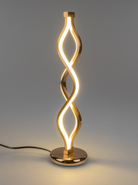 Wunderschöne LED Tischlampe Lampe Tischleuchte mit LED Lichtband Höhe 46 cm