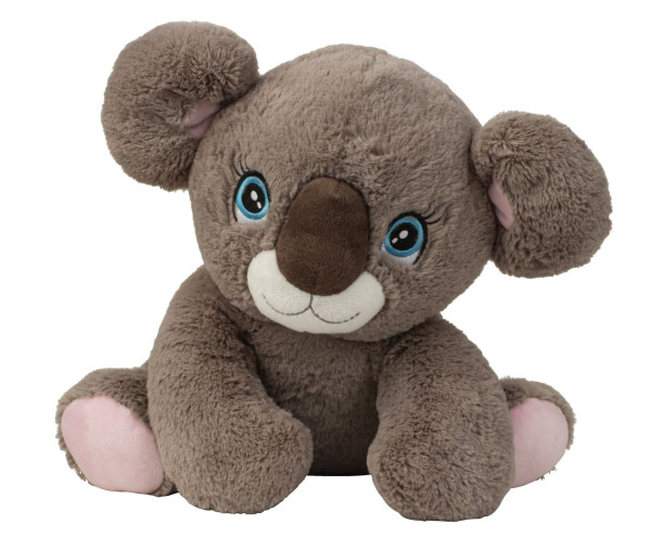 Soft toy teddy bear koala gray with sweet eyes sitting height 30 cm cuddly soft