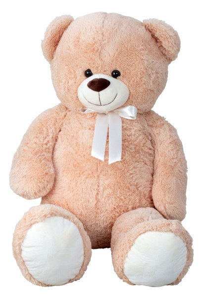Giant teddy bear cuddly bear XXL 120 cm tall brown plush bear cuddly toy velvety soft