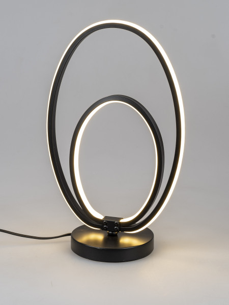 Wunderschöne LED Tischlampe Lampe Tischleuchte mit LED Lichtband 24x38 cm